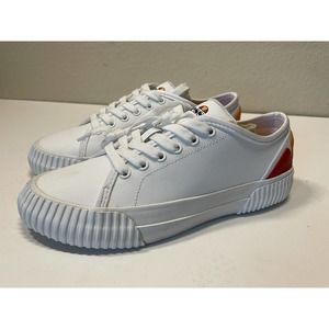 Ellesse Tropea Leather White Shoes‎ Style 6-13640 Size 5 women's